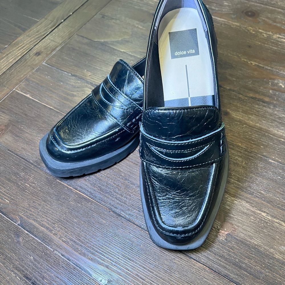 Dolce Vita Women’s Black Patent Loafers